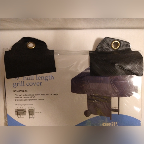 THERMOS 59 INCH LENGTH UNIVERSAL FIT GRILL COVER  & SEALED (NWT) - Picture 3 of 4